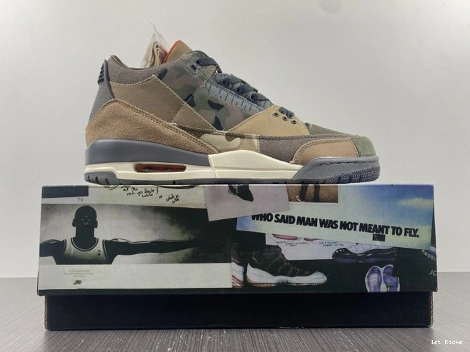 1st Kicks 3 Patchwork Retro DO1830-200 Air Jordan Camo 0712